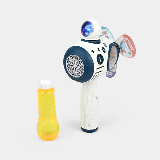 Bubble Machine Automatic Gear Sound And Light Machine Space Astronaut Toy