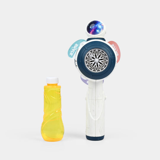 Bubble Machine Automatic Gear Sound And Light Machine Space Astronaut Toy