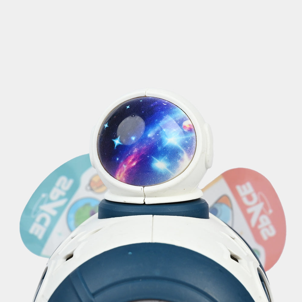 Bubble Machine Automatic Gear Sound And Light Machine Space Astronaut Toy