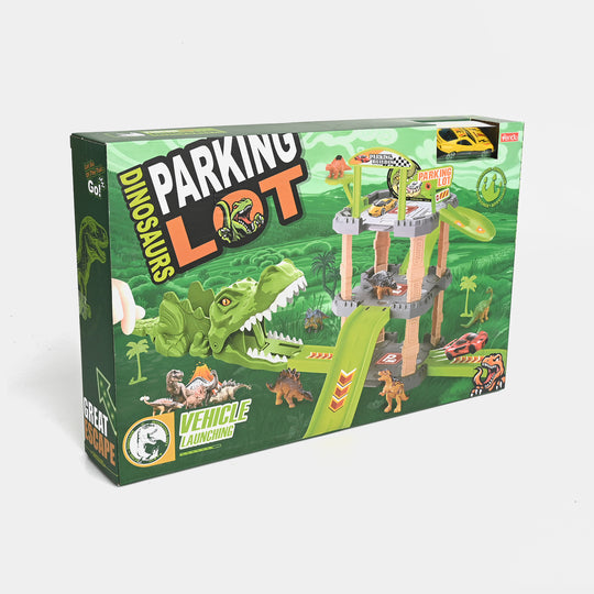 Dinosaur Car Parking Set For Kids