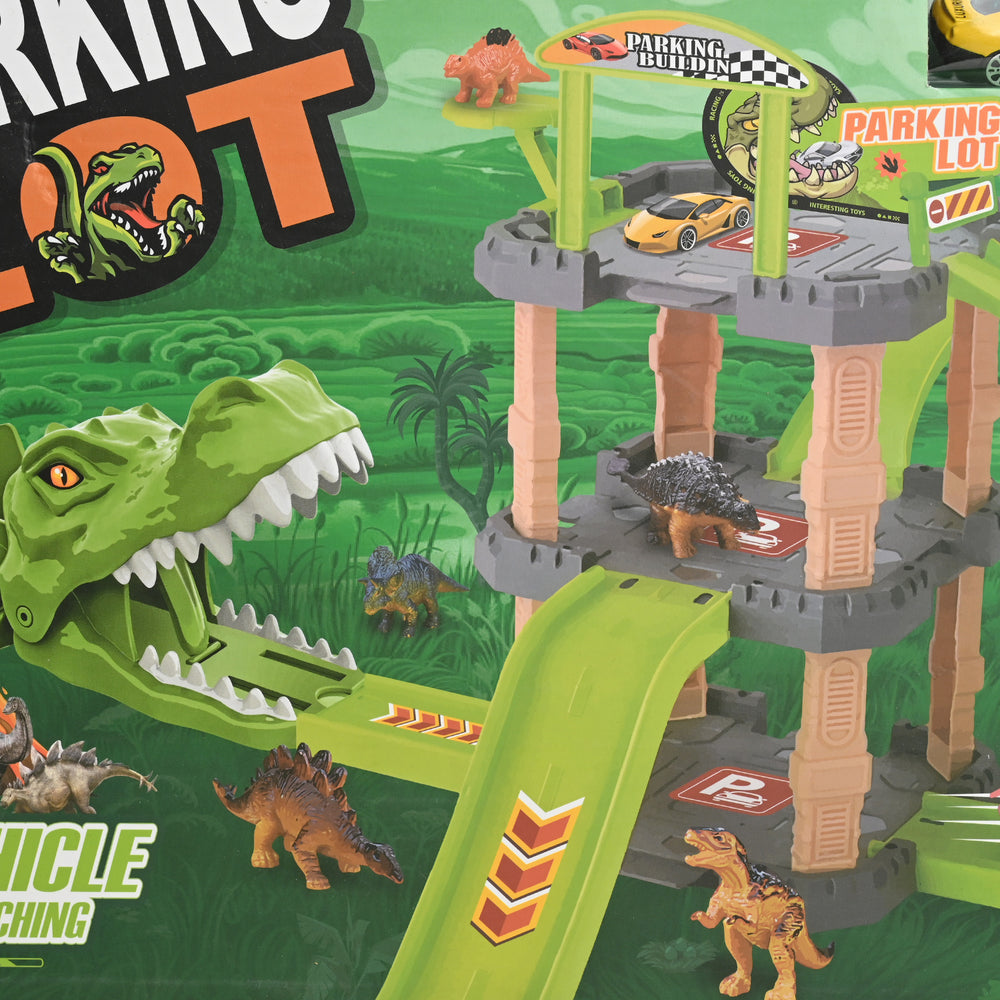 Dinosaur Car Parking Set For Kids