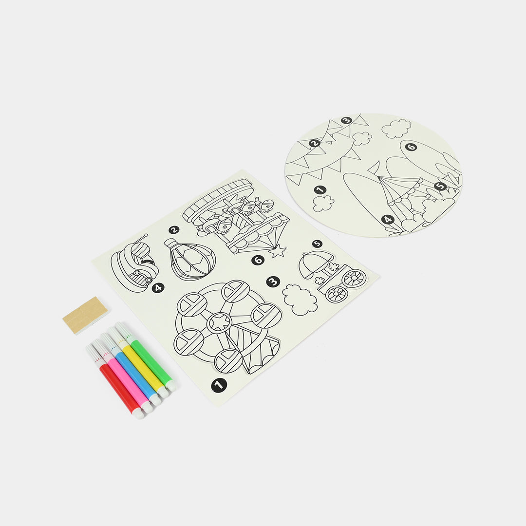 Coloring Card Set