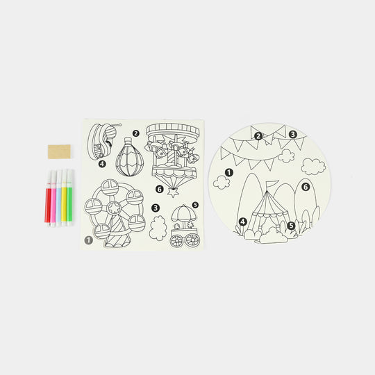 Coloring Card Set