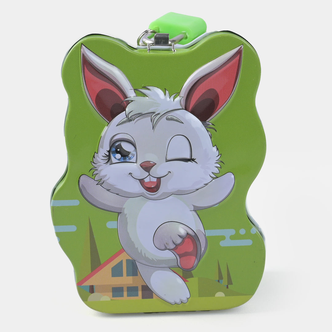 Metal Coin/Money With Lock Box For Kids
