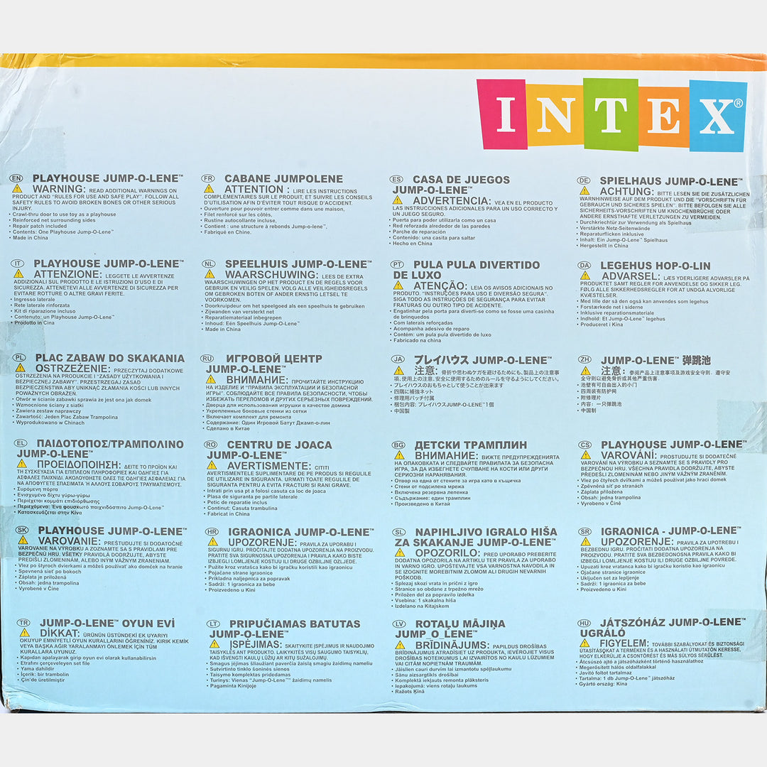 Intex Play House Jump-O-Lene For Kids