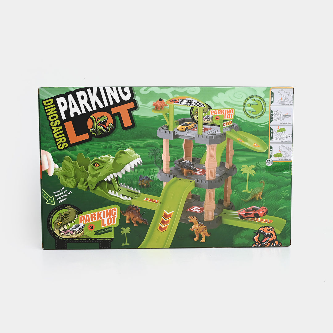 Dinosaur Car Parking Set For Kids