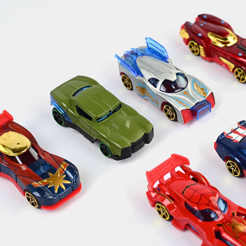Alloy Slided Die-Cast Vehicles Set | Pack of 6