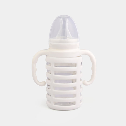 Baby Glass Feeding Bottle | 120ml with Handles