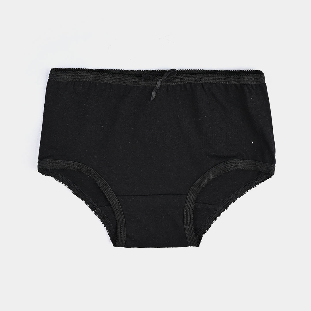 Pack of 2 Girls Cotton Jersey Panties Basic-Black/White