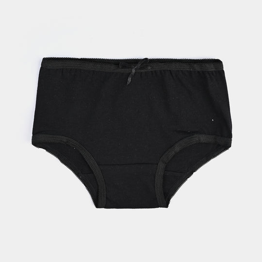 Pack of 2 Girls Cotton Jersey Panties Basic-Black/White