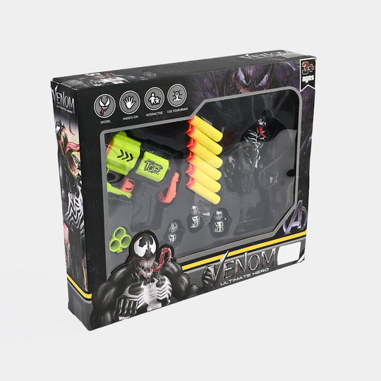 Action Figure Eva Soft Dart Blaster & Targets Set