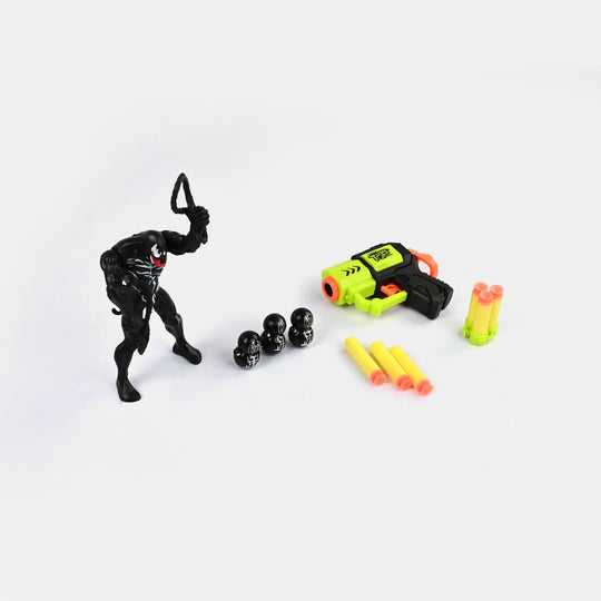 Action Figure Eva Soft Dart Blaster & Targets Set