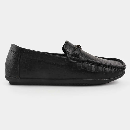 Boys Loafers 809-6-BLACK