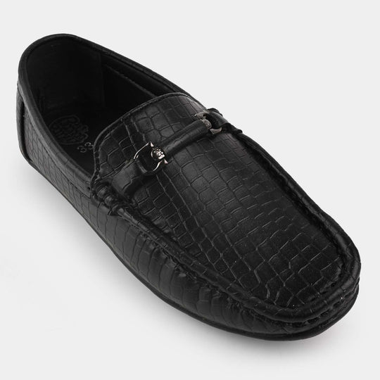 Boys Loafers 809-6-BLACK