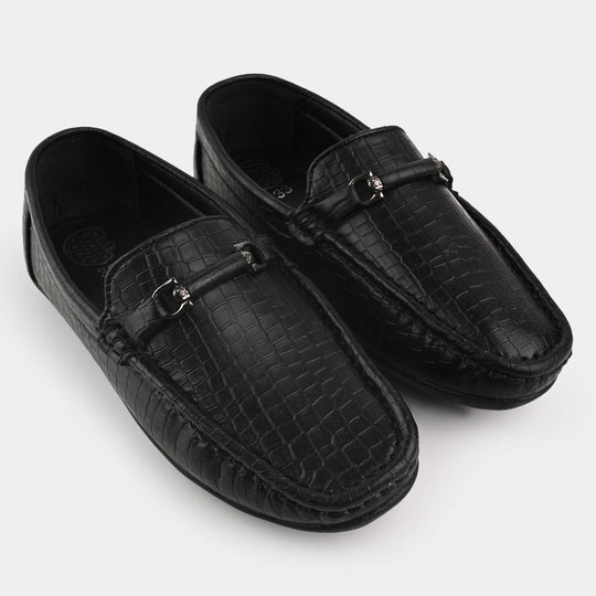 Boys Loafers 809-6-BLACK