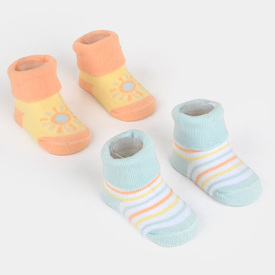 Baby Bib Set 3Pcs with 2 Pair of Socks