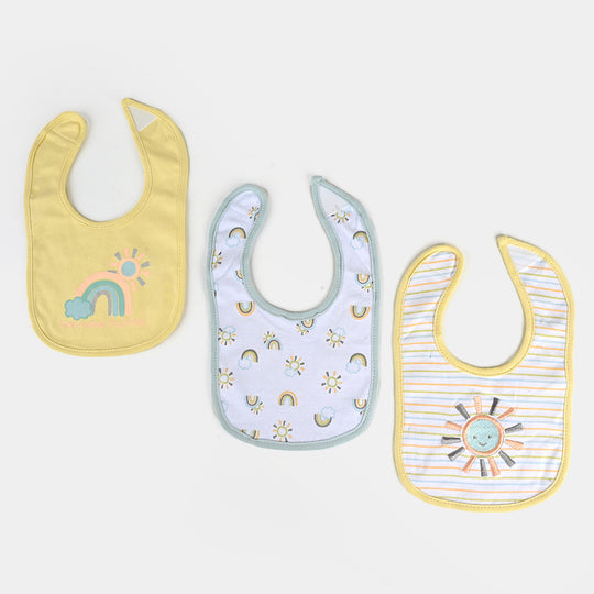 Baby Bib Set 3Pcs with 2 Pair of Socks