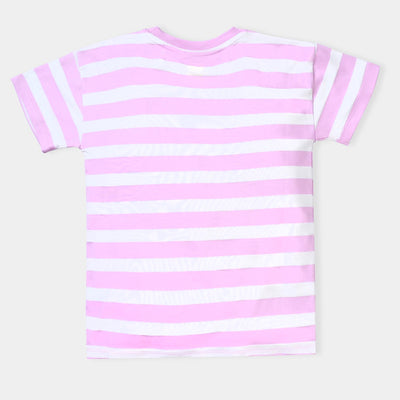 Girls Cotton Jersey T-Shirt H/S -V.Tulle
