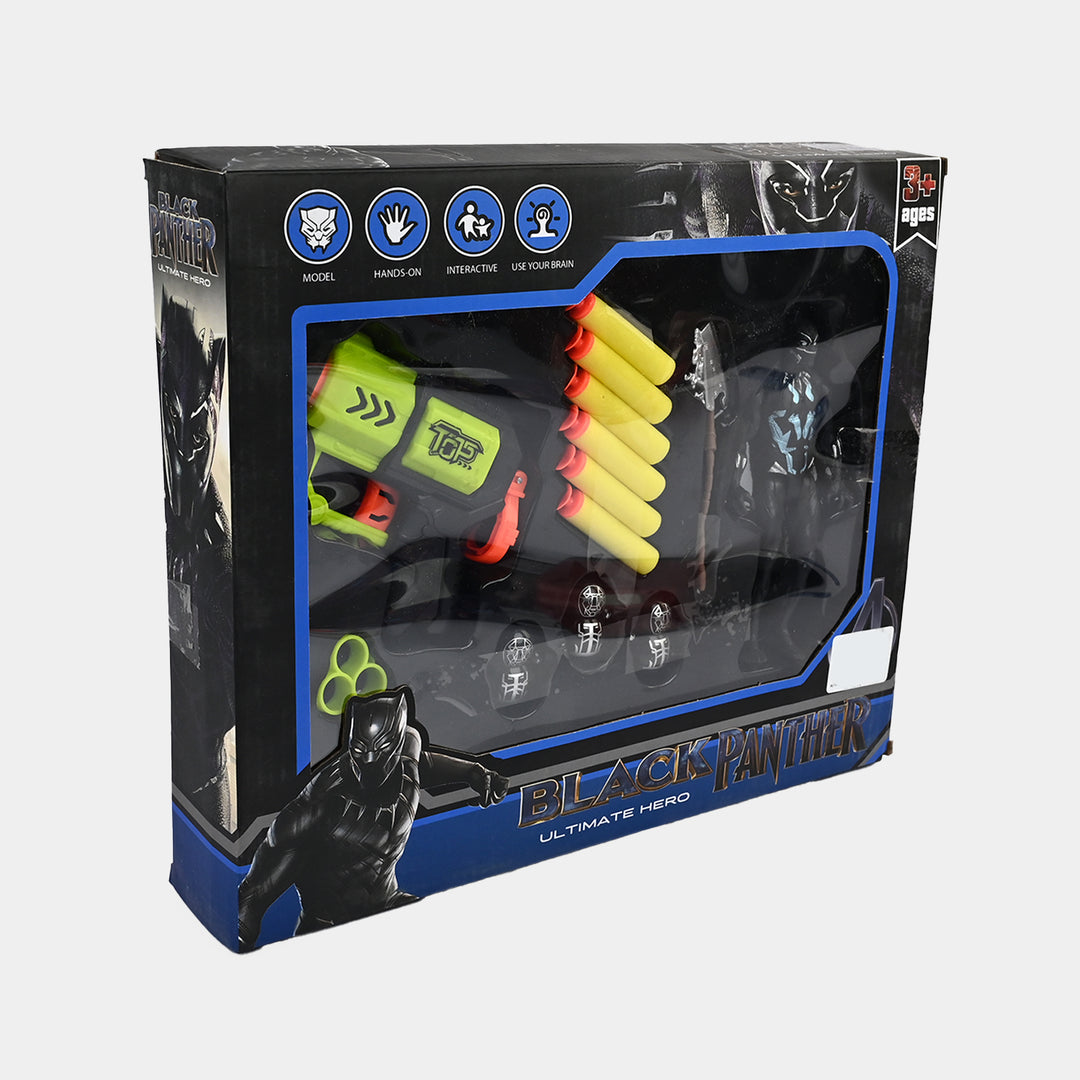 Action Figure Eva Soft Dart Blaster & Targets Set