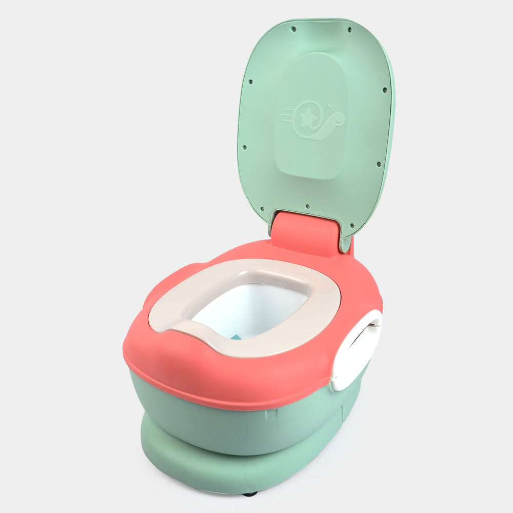 Potty Seat with Star Design Green