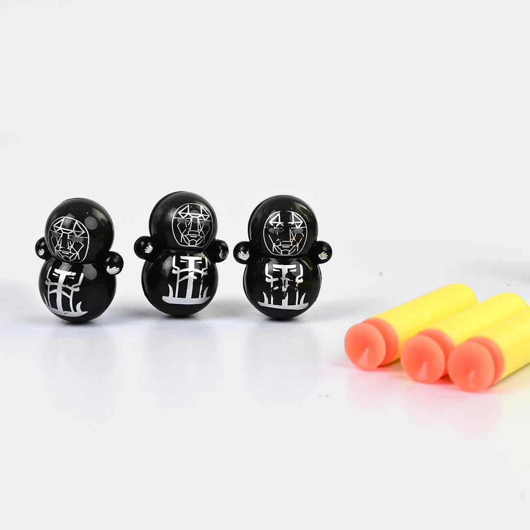 Action Figure Eva Soft Dart Blaster & Targets Set