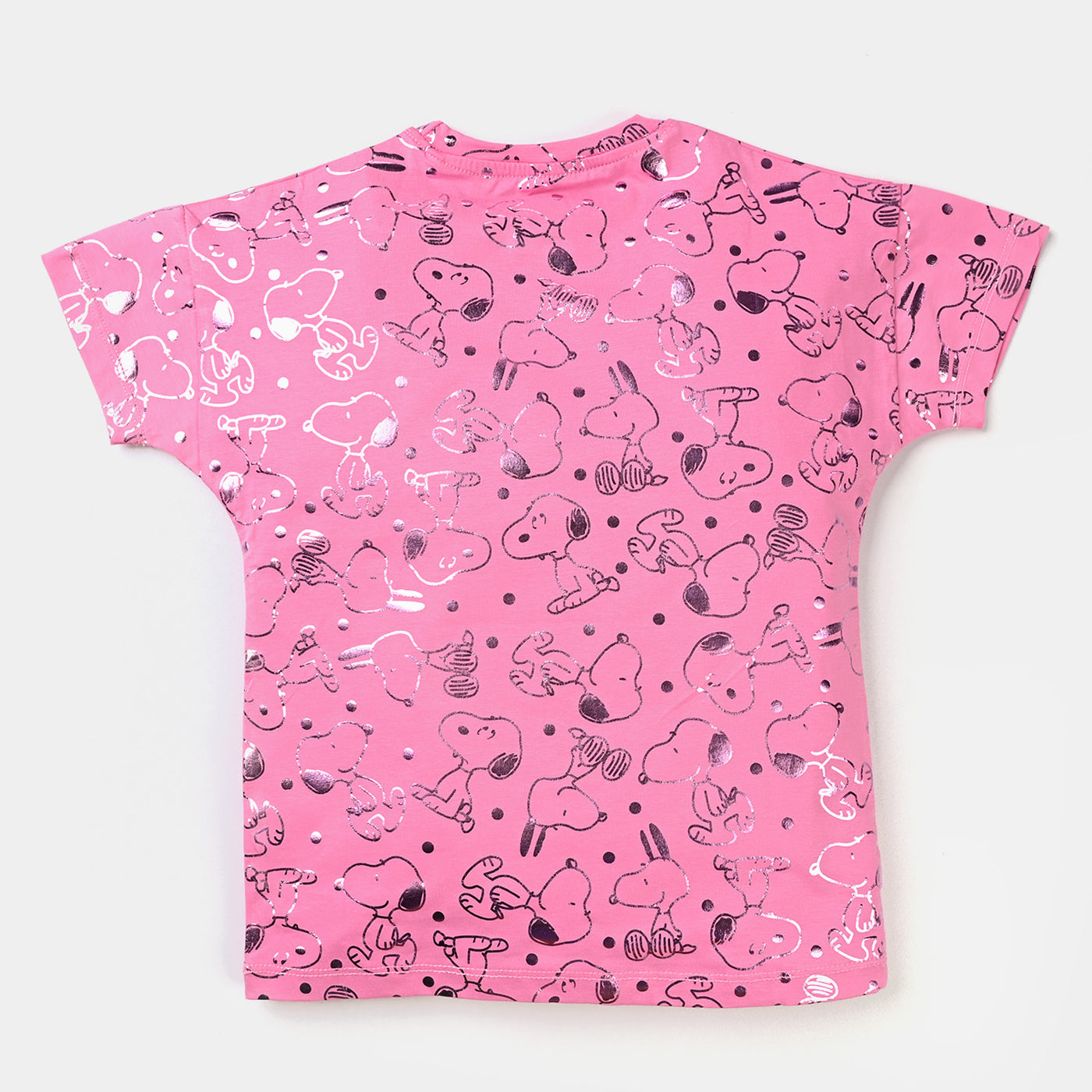 Girls Cotton Jersey T-Shirt H/S Character-C.Pink