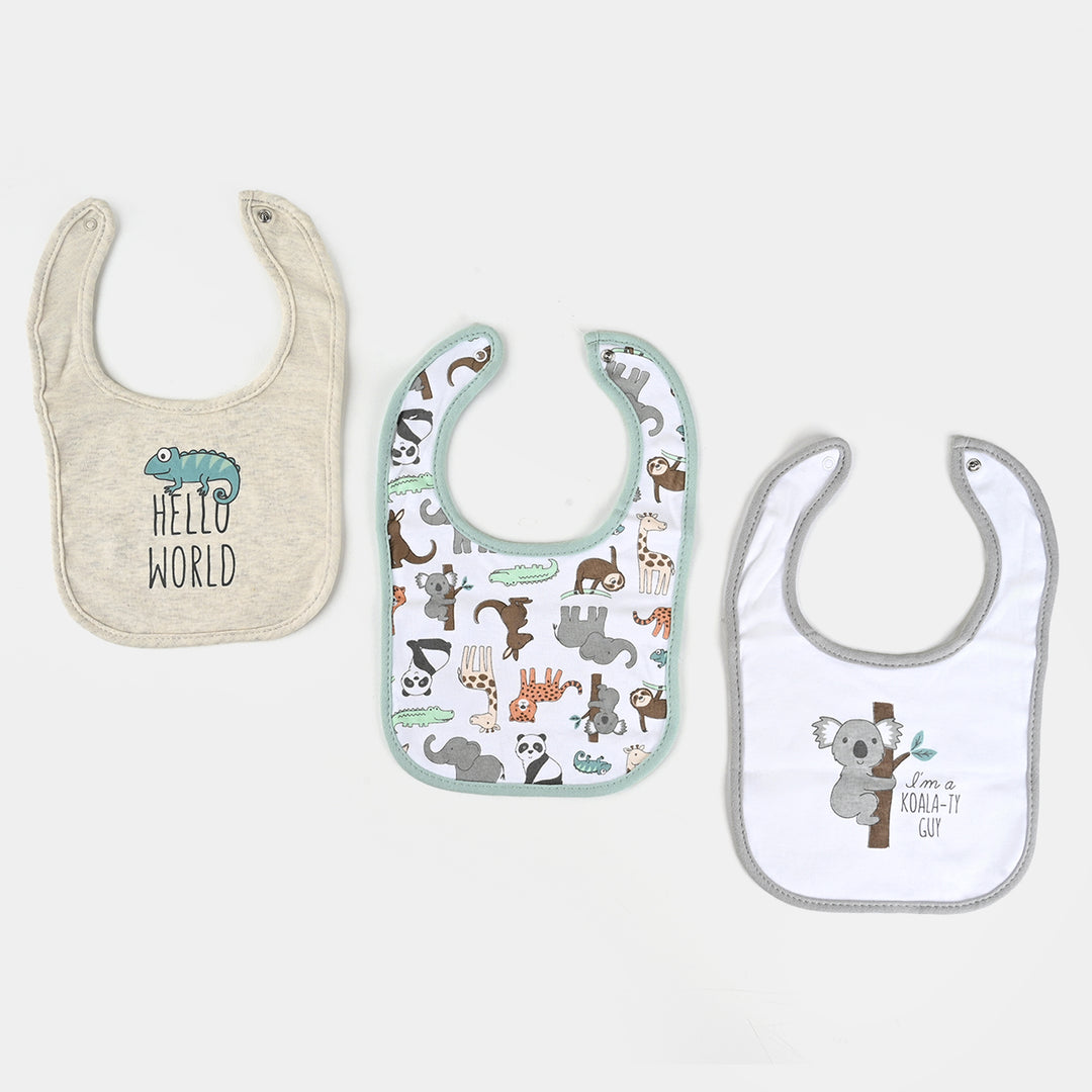 Baby Bib Set 3Pcs with 2 Pair of Socks