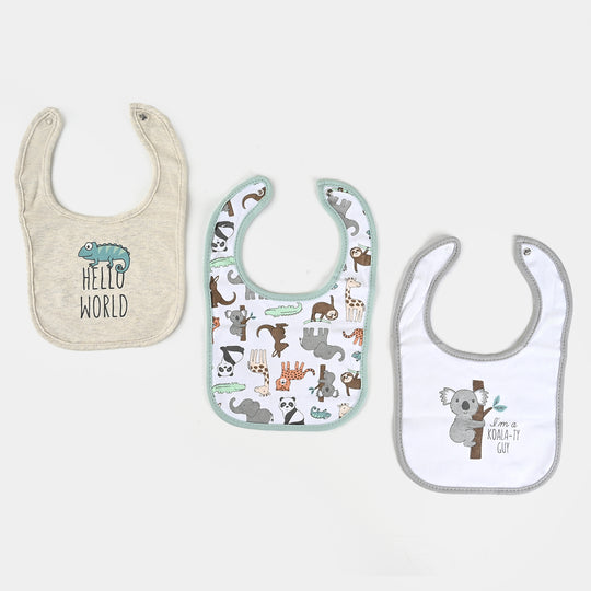 Baby Bib Set 3Pcs with 2 Pair of Socks