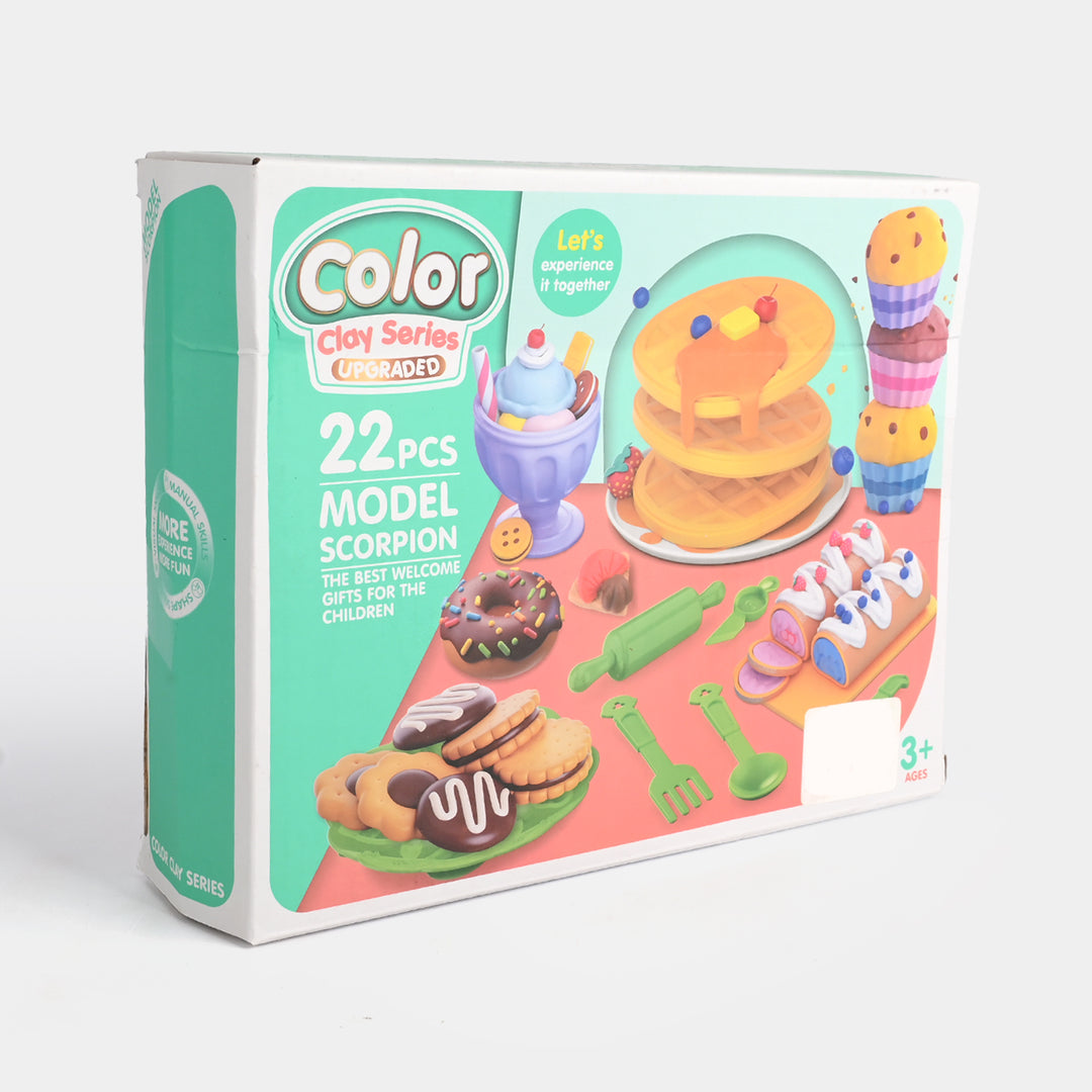 Color Dough Play Set | 22Pcs