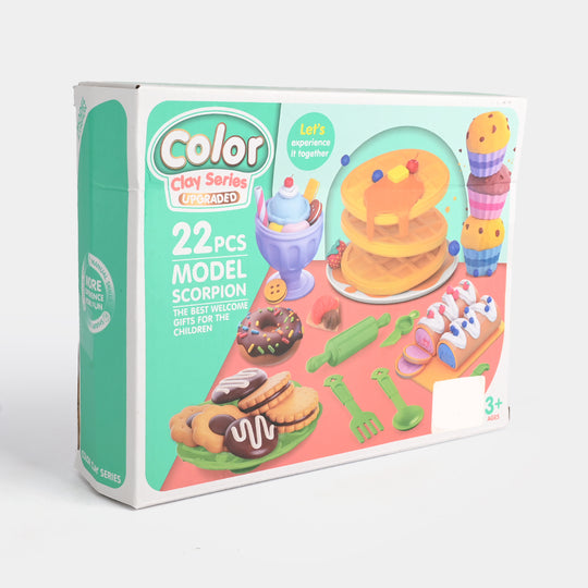 Color Dough Play Set | 22Pcs