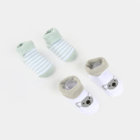 Baby Bib Set 3Pcs with 2 Pair of Socks