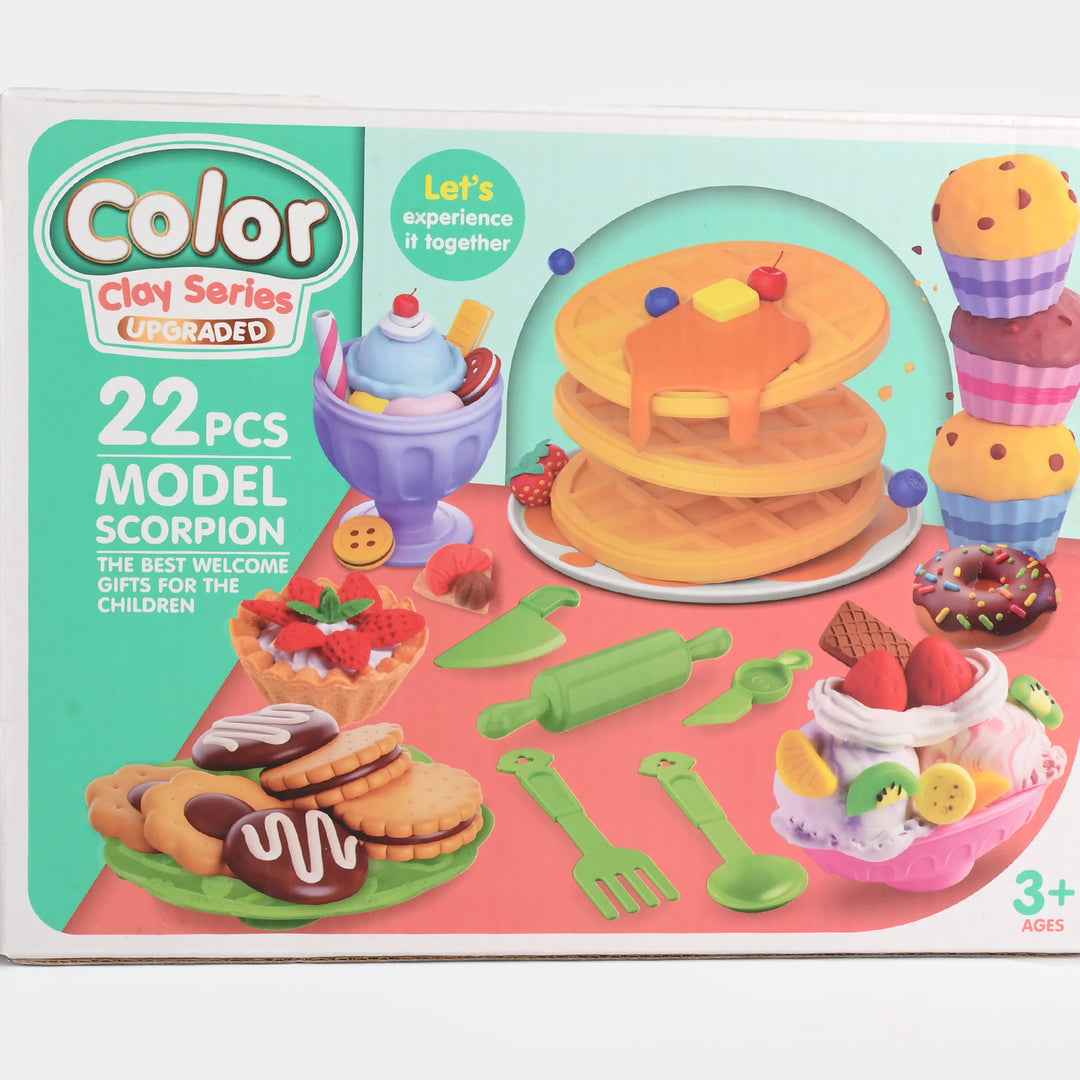 Color Dough Play Set | 22Pcs