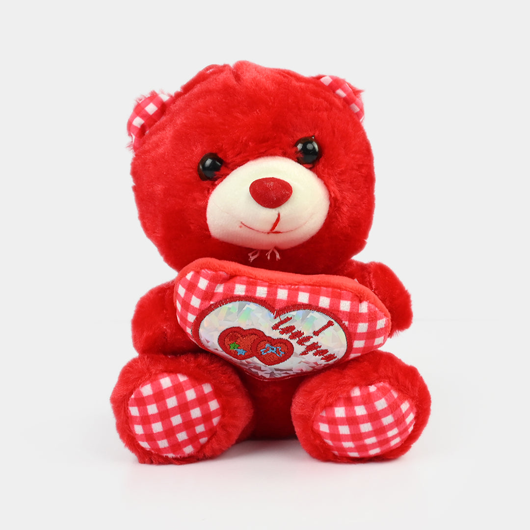 Soft Plush Bear with Heart (21cm)