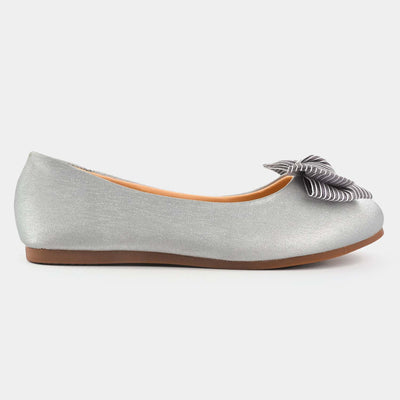 Girls Pumps ZP-023-SILVER