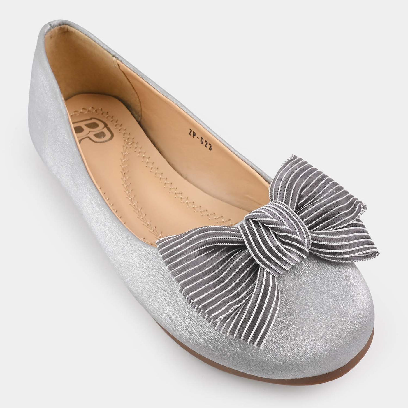 Girls Pumps ZP-023-SILVER