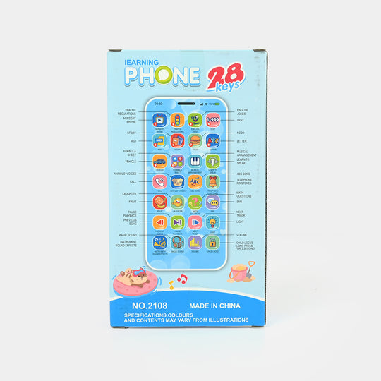 28-Key Puzzle Learning Smartphone Toy