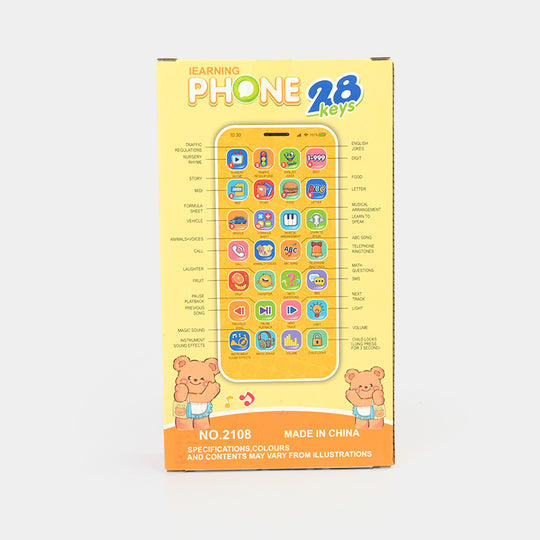 28-Key Puzzle Learning Smartphone Toy