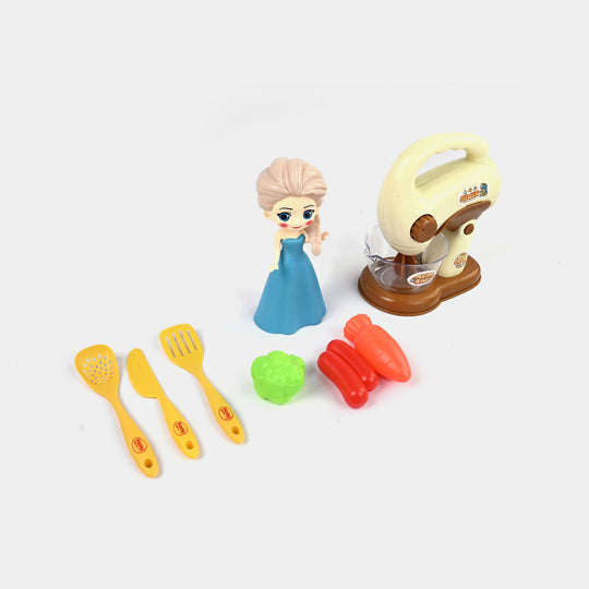 Pretend Play Kitchen & Doll Set