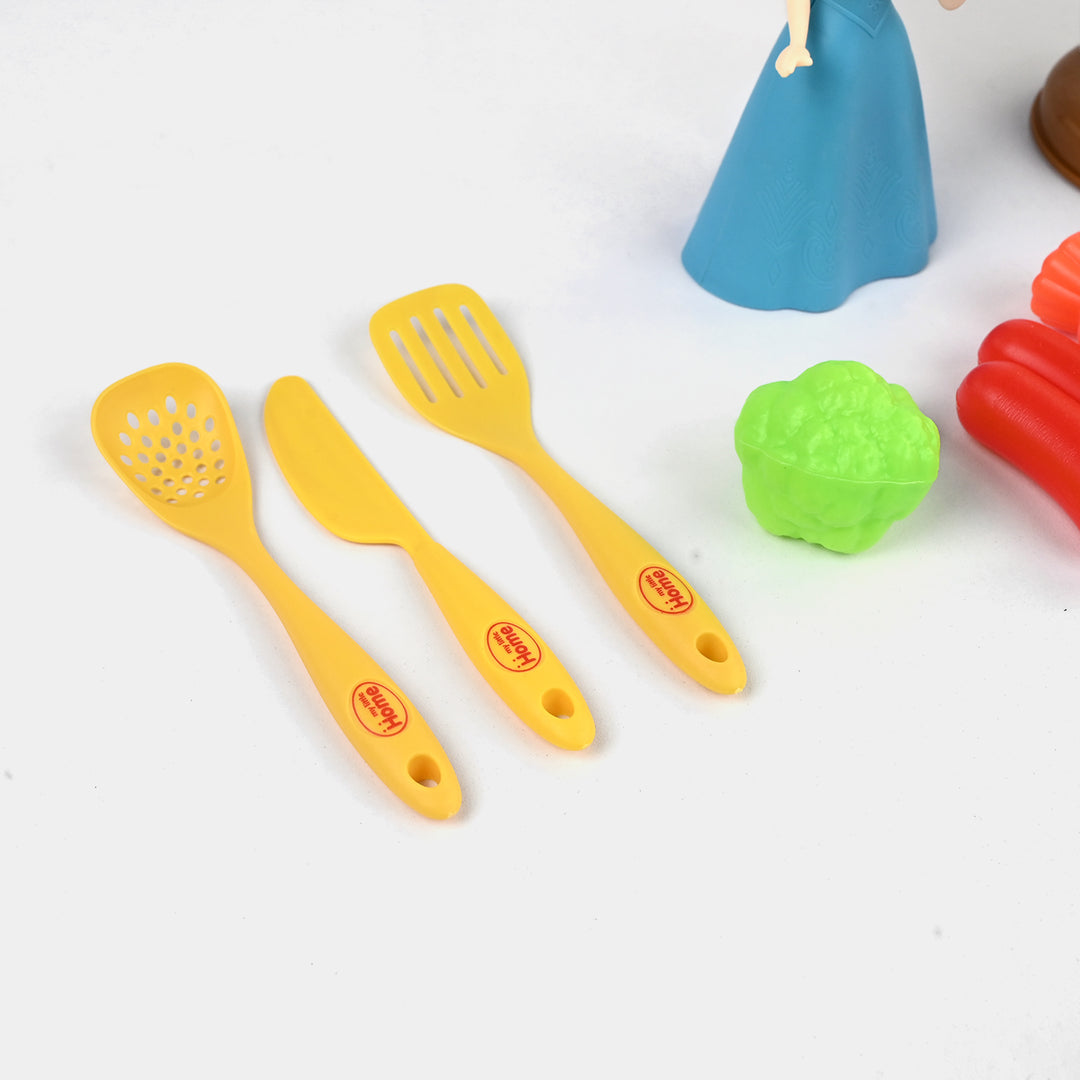 Pretend Play Kitchen & Doll Set