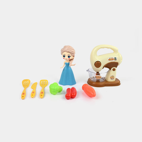 Pretend Play Kitchen & Doll Set