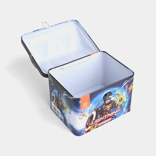 Metal Coin/Money Box with Lock for Kids