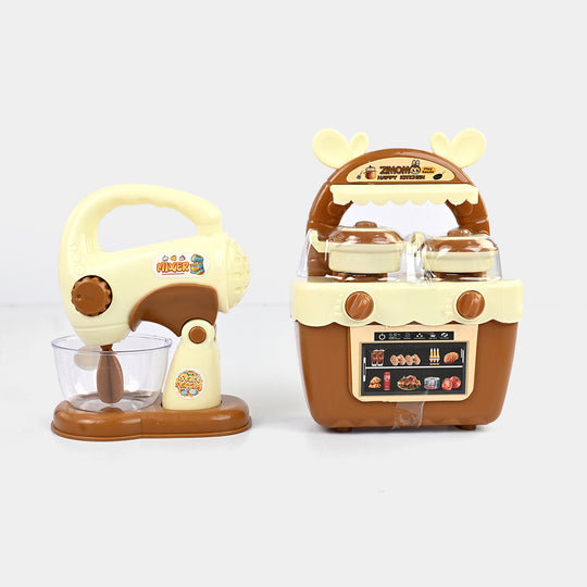 Pretend Play Kitchen Set