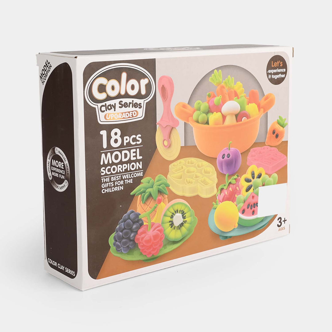 Fruit Color Clay 18Pcs