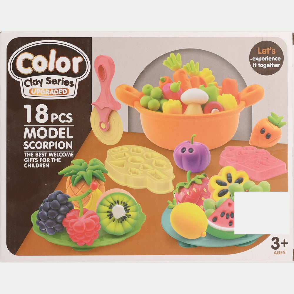 Fruit Color Clay 18Pcs