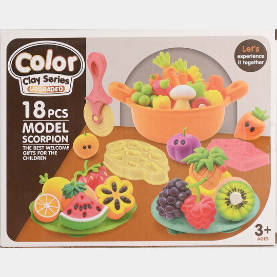 Fruit Color Clay 18Pcs
