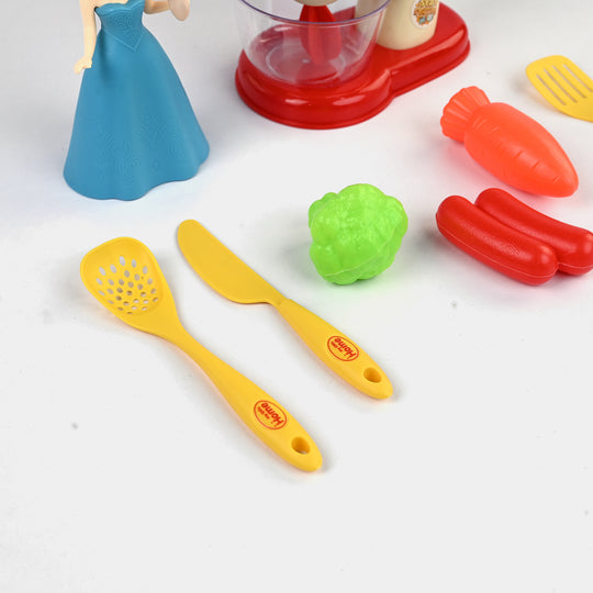 Pretend Play Kitchen & Doll Set