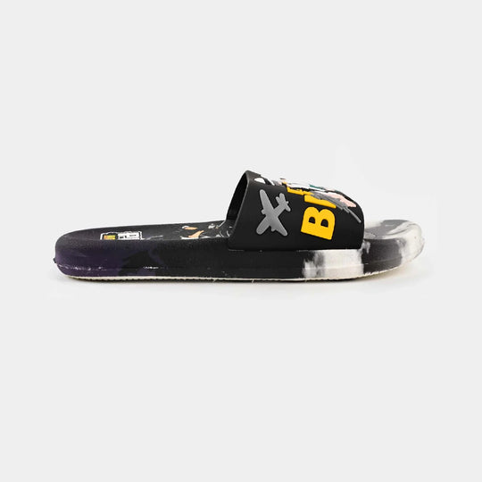 Boys Slipper 902-2-BLACK