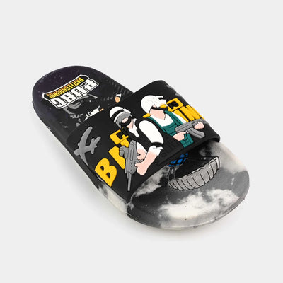 Boys Slipper 902-2-BLACK