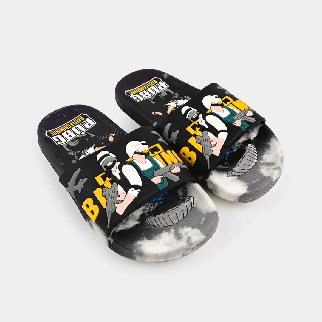 Boys Slipper 902-2-BLACK