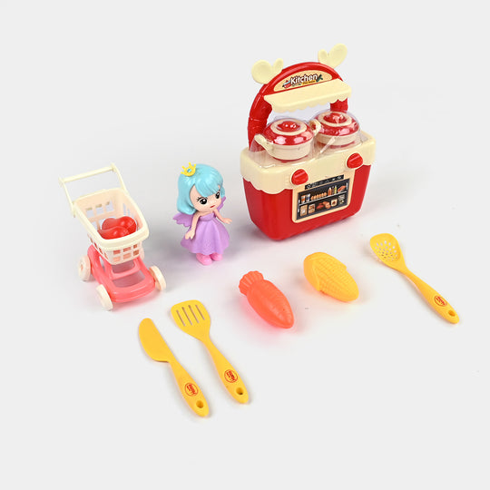 Pretend Play Kitchen Set